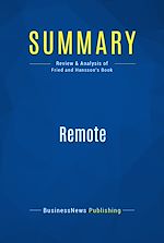 Télécharger le livre :  Summary: Remote