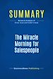 Télécharger le livre :  Summary: The Miracle Morning for Salespeople