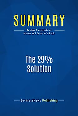 Télécharger le livre :  Summary: The 29% Solution