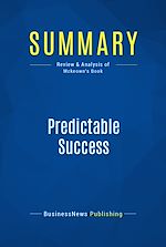 Télécharger le livre :  Summary: Predictable Success