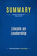 Télécharger le livre :  Summary: Lincoln on Leadership