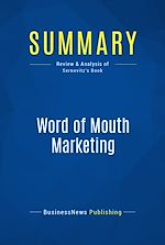 Télécharger le livre :  Summary: Word of Mouth Marketing