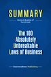 Télécharger le livre :  Summary: The 100 Absolutely Unbreakable Laws of Business Success
