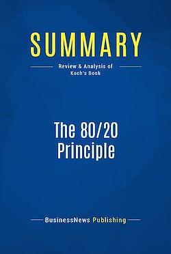 Télécharger le livre :  Summary: The 80/20 Principle
