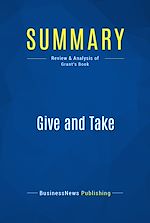 Télécharger le livre :  Summary: Give and Take