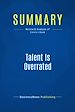 Télécharger le livre :  Summary: Talent Is Overrated