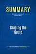 Télécharger le livre :  Summary: Shaping the Game