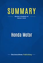 Télécharger le livre :  Summary: Honda Motor