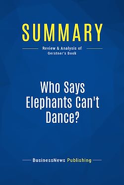 Télécharger le livre :  Summary: Who Says Elephants Can't Dance?