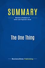 Télécharger le livre :  Summary: The One Thing