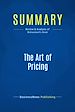 Télécharger le livre :  Summary: The Art of Pricing