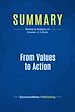 Télécharger le livre :  Summary: From Values to Action