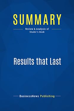 Télécharger le livre :  Summary: Results that Last