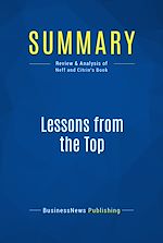 Télécharger le livre :  Summary: Lessons from the Top