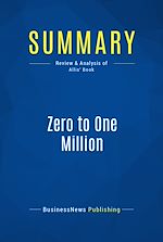 Télécharger le livre :  Summary: Zero to One Million
