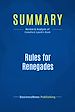 Télécharger le livre :  Summary: Rules for Renegades