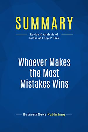 Téléchargez le livre :  Summary: Whoever Makes the Most Mistakes Wins