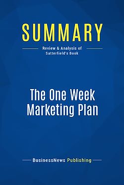 Télécharger le livre :  Summary: The One Week Marketing Plan