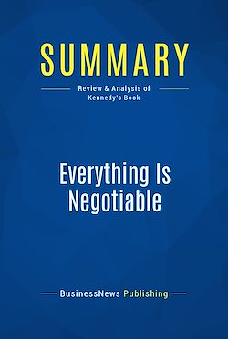 Télécharger le livre :  Summary: Everything Is Negotiable