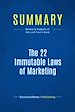 Télécharger le livre :  Summary: The 22 Immutable Laws of Marketing