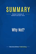 Télécharger le livre :  Summary: Why Not?