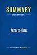 Télécharger le livre :  Summary: Zero to One
