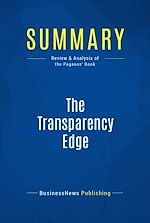 Télécharger le livre :  Summary: The Transparency Edge