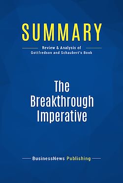 Télécharger le livre :  Summary: The Breakthrough Imperative