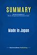 Télécharger le livre :  Summary: Made in Japan