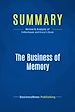 Télécharger le livre :  Summary: The Business of Memory