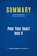 Télécharger le livre :  Summary: Pour Your Heart Into It