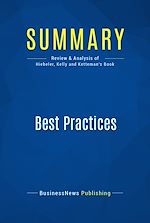 Télécharger le livre :  Summary: Best Practices