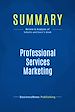 Télécharger le livre :  Summary: Professional Services Marketing