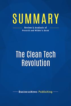 Télécharger le livre :  Summary: The Clean Tech Revolution