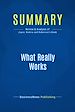 Télécharger le livre :  Summary: What Really Works