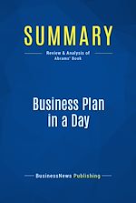 Télécharger le livre :  Summary: Business Plan in a Day