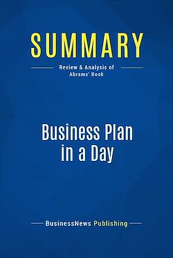 Télécharger le livre :  Summary: Business Plan in a Day
