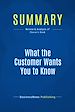 Télécharger le livre :  Summary: What the Customer Wants You to Know