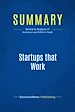 Télécharger le livre :  Summary: Startups that Work