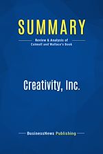 Télécharger le livre :  Summary: Creativity, Inc.