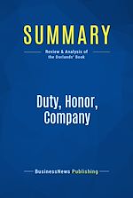 Télécharger le livre :  Summary: Duty, Honor, Company