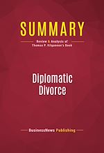 Télécharger le livre :  Summary: Diplomatic Divorce