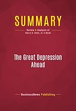 Télécharger le livre :  Summary: The Great Depression Ahead