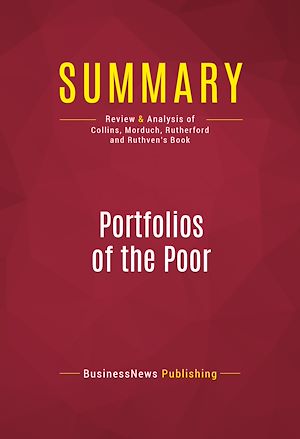 Téléchargez le livre :  Summary: Portfolios of the Poor