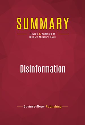 Téléchargez le livre :  Summary: Disinformation