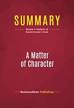Télécharger le livre :  Summary: A Matter of Character