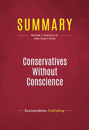 Téléchargez le livre :  Summary: Conservatives Without Conscience