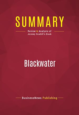 Téléchargez le livre :  Summary: Blackwater