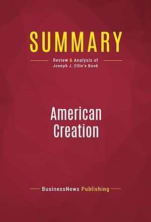 Téléchargez le livre :  Summary: American Creation