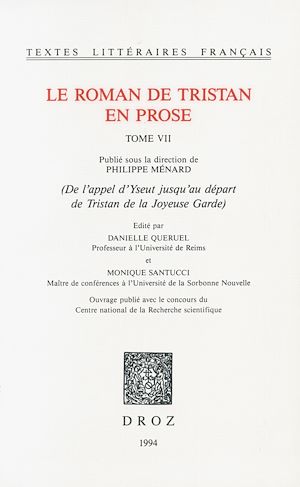 Téléchargez le livre :  Le roman de Tristan en prose